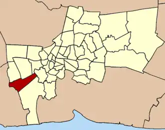 Kaart van Bang Bonบางบอน