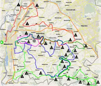 Routekaart van de Amstel Gold Race 2019