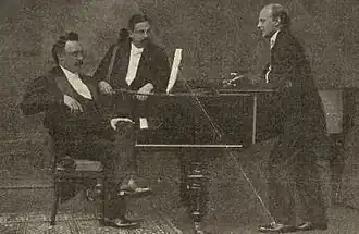Trio Verheij, Mossel en Röntgen (circa 1913)