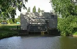 Gemaal Bijlmer. Foto genomen in 2011.