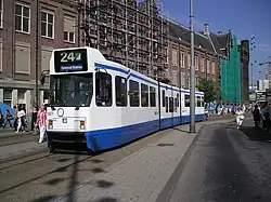 Tramlijn 24 bij het Centraal Station