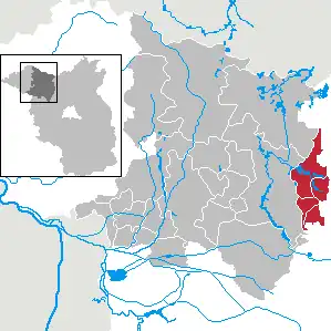 Kaart van Lindow (Mark)