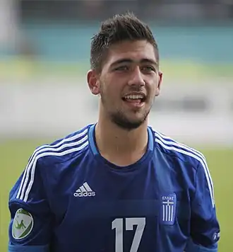 Bakasetas in 2012 als speler van Griekenland –19