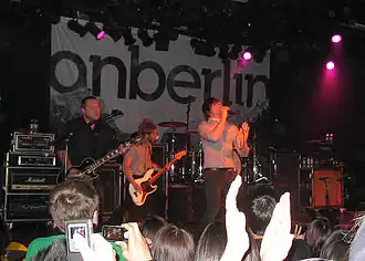 Anberlin tijdens een optreden in mei 2009 in de Commodore Ballroom