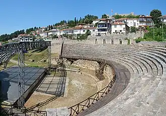Antiek theater van Ohrid