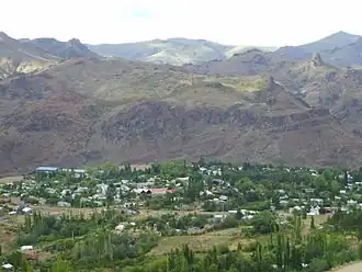 Uitzicht op Andacollo