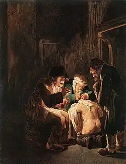 Luizen vangen bij kaarslicht(ca. 1630), Andries BothSzépművészeti Múzeum