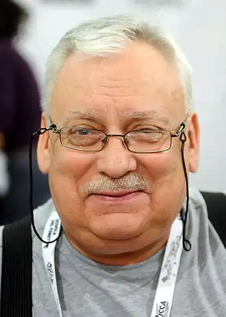Andrzej Sapkowski op Lucca Comics and Games in 2015.