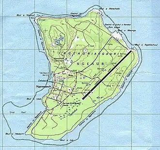 Kaart van Ngaramasch