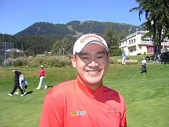 Que tijdens de European Masters in Crans.