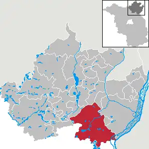 Kaart van Angermünde