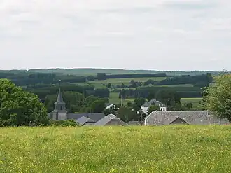 Het dorp in de lente