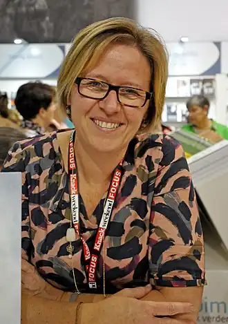 An Melis, boekenbeurs Antwerpen 2015