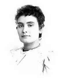 Sullivan in 1888, het jaar dat zij startte als docent van Helen Keller
