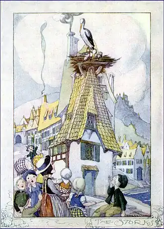 De ooievaars door Anne Anderson