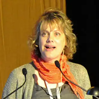 Gaylor spreekt op de Global Atheist Convention 2012 in Melbourne.