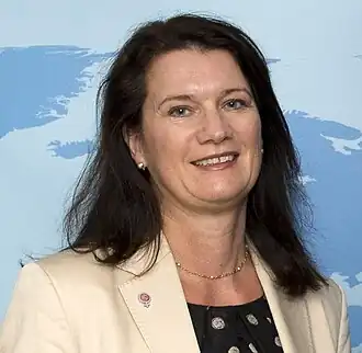 Ann Linde in 2016