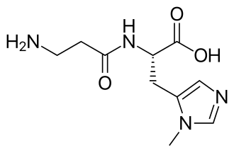 Structuurformule van anserine