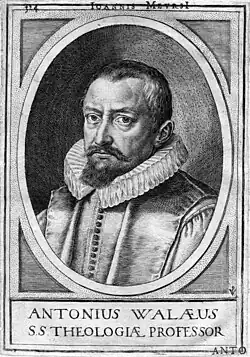 Onbekende kunstenaar (J. Meurs?): Portret van Walaeus