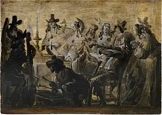 Antoon Sallaert - Vrolijk gezelschap