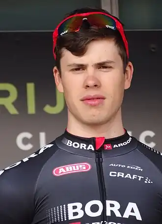 Bauhaus aan de start van de Scheldeprijs 2015.