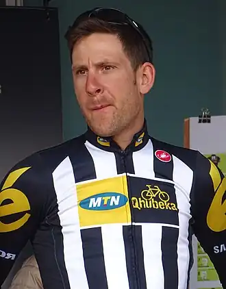 Brammeier bij de Scheldeprijs 2015.