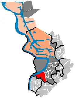 Locatie van Kiel (in het rood)