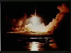 Nachtelijke lancering Apollo 17