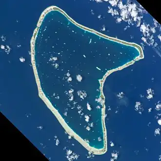 Satellietbeeld van  Aratika