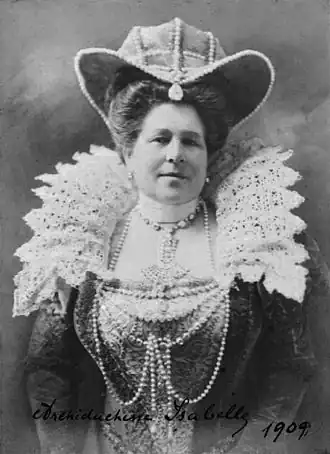 Aartshertogin Isabella in 1909