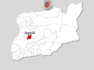 Kaart van Aguiã