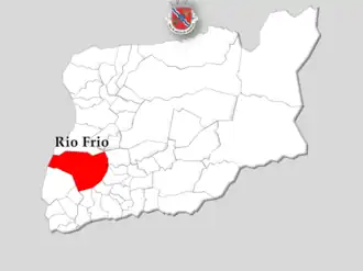 Kaart van Rio Frio