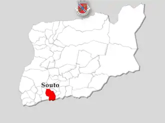 Kaart van Souto