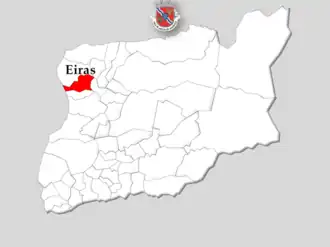 Kaart van Eiras