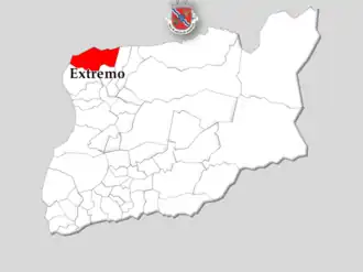 Kaart van Extremo
