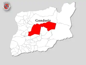 Kaart van Gondoriz