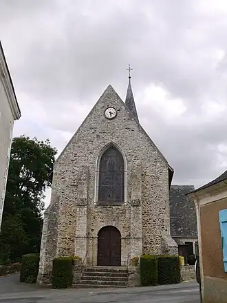 De kerk van Argenton-Notre-Dame