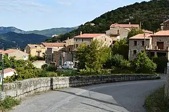 Zicht op Argiusta-Moriccio