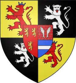 Het wapen van het Vorstendom Salm-Salm anno 1499