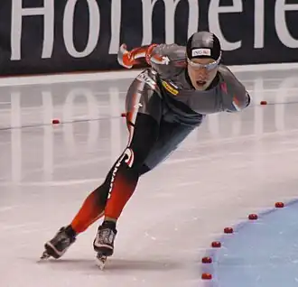 Dankers tijdens wereldbekerwedstrijd (2007)