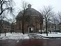 Koepelkerk in de winter