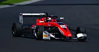 Bryce Aron op de Hungaroring in 2023.