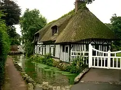 Ondiepte, werd gebruikt als drinkplaats voor vee