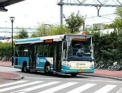 Arriva 6045 op de stadsdienst van Dordrecht