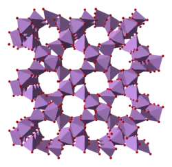Kristalstructuur van arseen(V)oxide