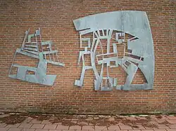 Wandsculptuur in Odoorn