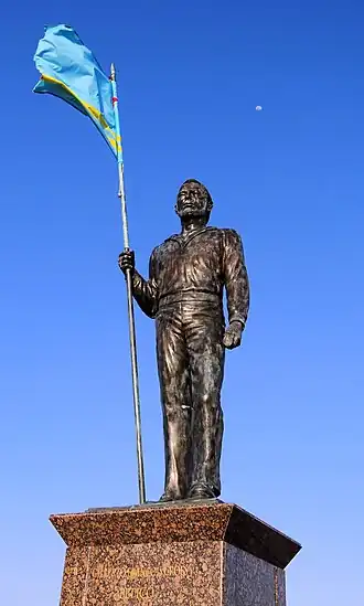 Standbeeld van Betico Croes op Plaza Libertador G.F. Croes in Oranjestad