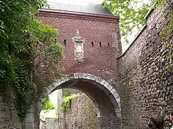 versterkte loopbrug klooster 17e eeuw