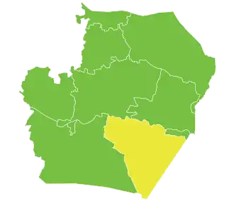 Kaart van Nahiya Sabka