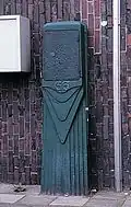 Meterkast in de stijl van de Amsterdamse School